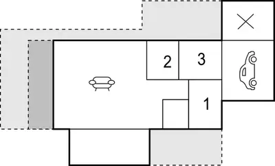 an illustration of a block block diagram with a number at Cozy Home In Spøttrup With Wifi in Spottrup
