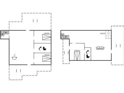 a floor plan of a house at Holiday Home Mumme - 700m from the sea by Interhome in Blokhus