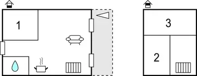 a schematic diagram of a laboratory with four different objects at Stunning Home In Vestervig With Kitchen in Vestervig