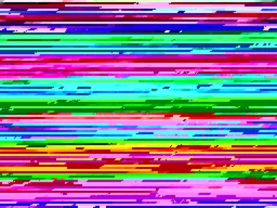 a close up of a computer screen with rainbow colors at Holiday Home Guri - 600m to the fjord by Interhome in Fur