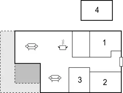 a block diagram of the periodic table of elements at 4 Bedroom Nice Home In Vinderup in Vinderup