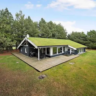 Pool summerhouse in Saltum near Blokhus
