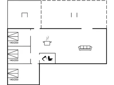 a block diagram of the experimental scheme at Holiday Home Dwerg - 300m to the fjord by Interhome in Lihme