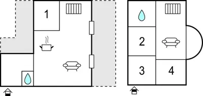 an image of a coordinate grid with numbers on it at 4 Bedroom Nice Home In Harboøre in Harboør