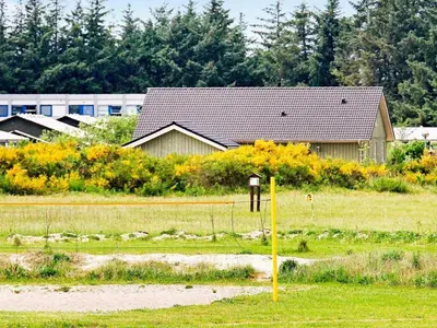 a house in the middle of a field at 8 person holiday home in Brovst-By Traum in Brovst