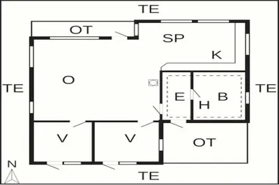 a schematic diagram of the experimental apparatus at 6 person holiday home in Harboøre-By Traum in Harboør