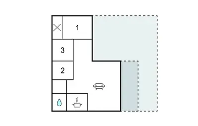 a block diagram of a periodic table with the number nine at Awesome Home In Hjerm With Wifi in Hjerm
