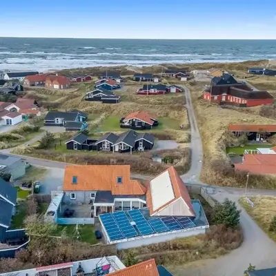 Large Holiday Home With Pool And Spa In The Middle Of Blokhus Town