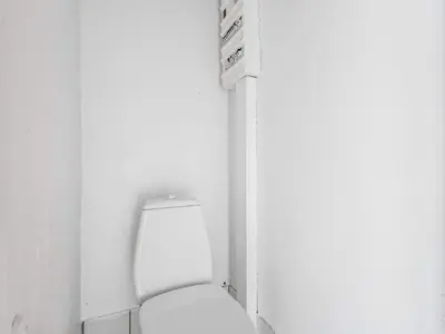 a bathroom with a white toilet in a room at Charming Retreat in Blokhus - By Traum Ferienwohnungen in Blokhus