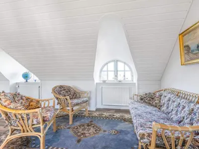 a living room with two couches and chairs at Charming Retreat in Blokhus - By Traum Ferienwohnungen in Blokhus