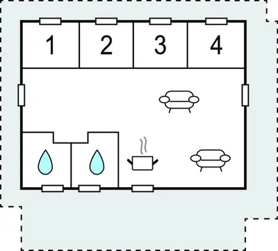 a diagram of a periodic table of elements at Lovely Home In Spøttrup With Sauna in Spottrup
