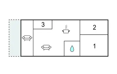 a block diagram of the periodic table of elements at 3 Bedroom Stunning Home In Spøttrup in Spottrup