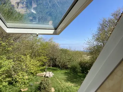 a view from the window of a house at PipOp - the place where you find your soul again in Struer