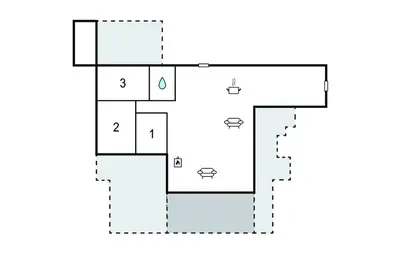 a schematic diagram of the experimental apparatus at 3 Bedroom Nice Home In Harboøre in Harboør
