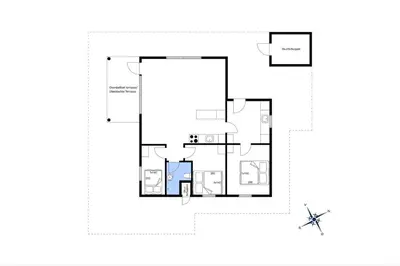 a floor plan of a house at 1067-Thisted-Gra-Rimme-7 in Torsted
