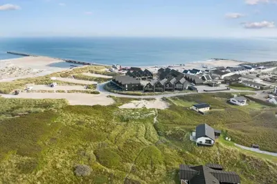 an aerial view of a house on a beach at 794-Thisted-Havstokken-26-1 in Thisted