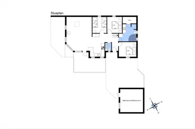 a floor plan of a house at 150-Thisted-Orredvej-32 in Thisted