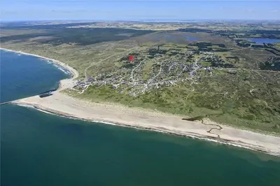 an aerial view of an island in the ocean at 487-Thisted-Hummervej-9 in Thisted
