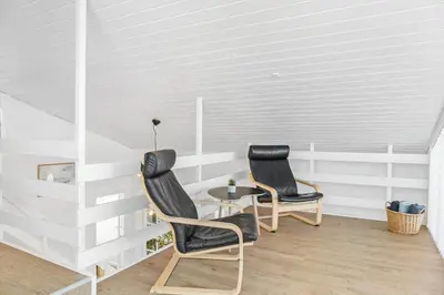 two chairs and a table in a room at 652-Thisted-Orredvej-58 in Thisted