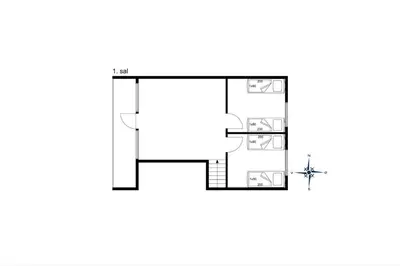 a floor plan of a small house at 216-Snedsted-Grahavrevej-6 in Snedsted