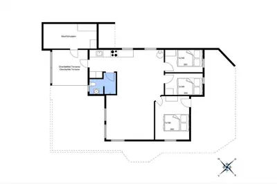 a floor plan of a house at 589-Thisted-Klitrosevej-3 in Thisted