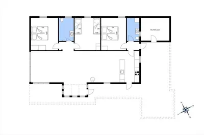 a house for a familyfirst floor plan at 806-Thisted-Nordsovej-39 in Thisted