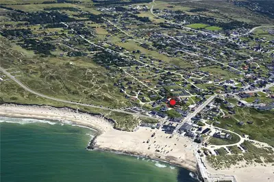 an aerial view of a town next to the beach at 650-Thisted-Orredvej-9-A in Thisted