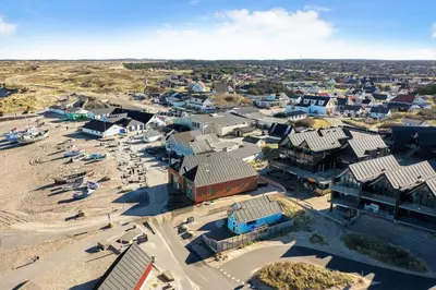 an aerial view of a small town with buildings at 793-Thisted-Havstokken-24-1 in Thisted