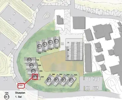 a plan of the proposed improvements to the campus at 793-Thisted-Havstokken-24-1 in Thisted