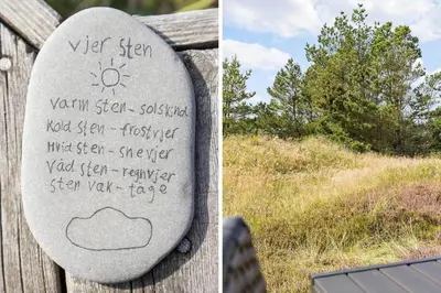 a sign on a wooden fence next to a field at 940-Thisted-Spanggardsvej-45 in Torsted