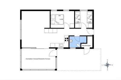 a floor plan of a house at 828-Thisted-Orredvej-13 in Thisted