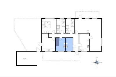 a floor plan of a house at 659-Thisted-Orredvej-7 in Thisted