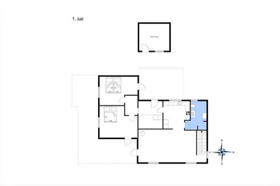a floor plan of a house at 222-Thisted-Nordsovej-57 in Thisted
