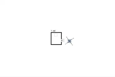 a diagram of a box with a pair of scissors at 927-Thisted-Spanggardsvej-77 in Torsted