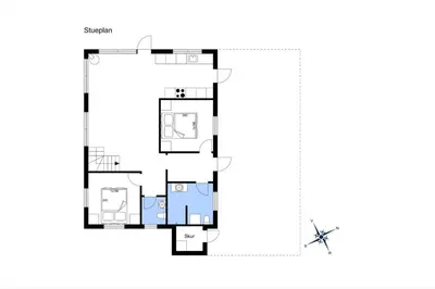 a floor plan of a house at 1051-Thisted-Skjaerbakken-57 in Torsted