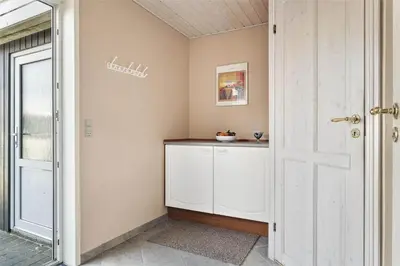 a room with a white cabinet and a door at 581-Thisted-Nordsovej-32 in Thisted