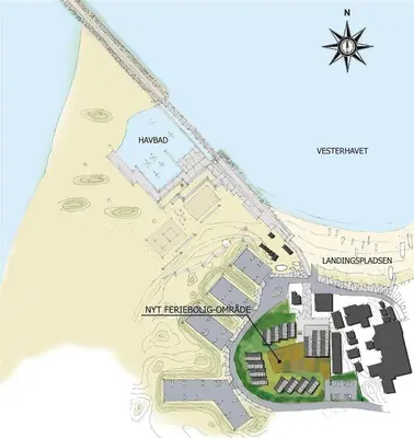 a site plan of the proposed improvements to the marina at 785-Thisted-Havstokken-32-A in Thisted
