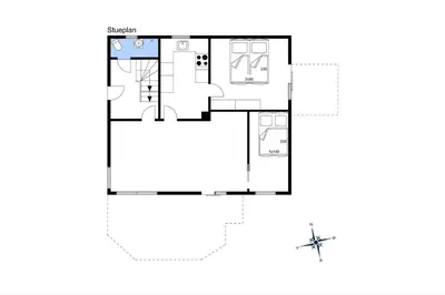 a floor plan of a house at 204-Vestervig-Lodbjergvej-4 in Vestervig