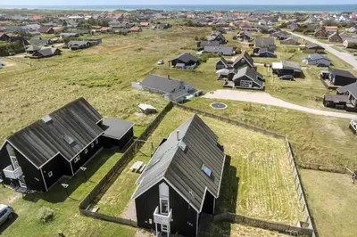 an aerial view of a village with houses at 1340-Thisted-Nordsovej-104 in Thisted
