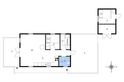 a house with a viewfourth floor plan at LK2098-Lokken-Magdalenevej-51 in Løkken