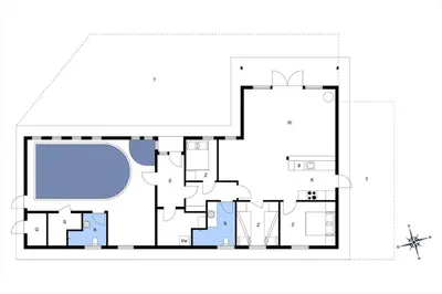 a floor plan of a house at LK1892-Lokken-Marthinesvej-37 in Løkken