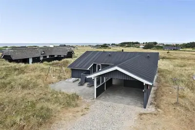 an overhead view of a house in a field at LK1179-Lokken-Normasvej-6 in Løkken