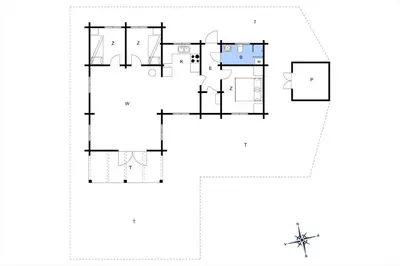a floor plan of a house at BL1224-Saltum-Vikingebanke-7 in Saltum