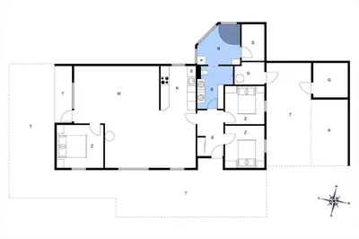 a floor plan of a house at LK2126-Lokken-Jorginesvej-4 in Løkken