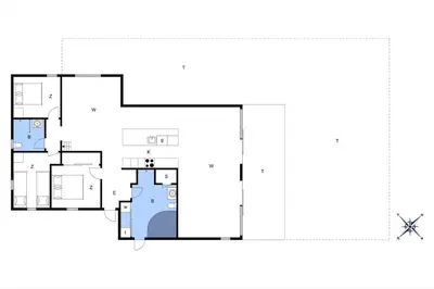 a floor plan of a house at LK2144-Lokken-Kringelbaekvej-31 in Løkken