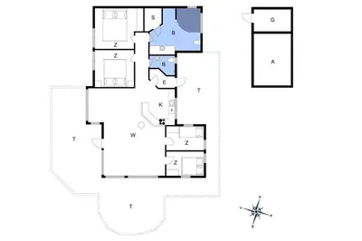 a house for a familyfirst floor plan at BL486-Saltum-Laustvej-32 in Saltum