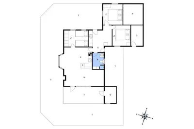 a house with a viewfourth floor plan at BL1379-Blokhus-Saetergaardsvej-8 in Blokhus