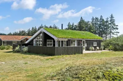 a house with a grass roof at BL806-Saltum-Laustvej-8 in Saltum