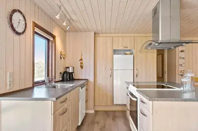 a kitchen with a sink and a counter top at BL1311-Saltum-Kordalsvej-90 in Saltum