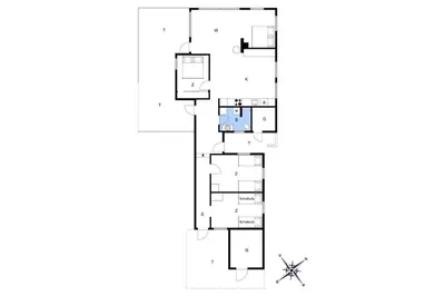 a house with a viewfourth floor plan at BL612-Pandrup-Sydvej-10 in Pandrup